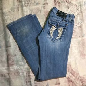 Miss Me Angel Wings jp5082 Boot Cut 29